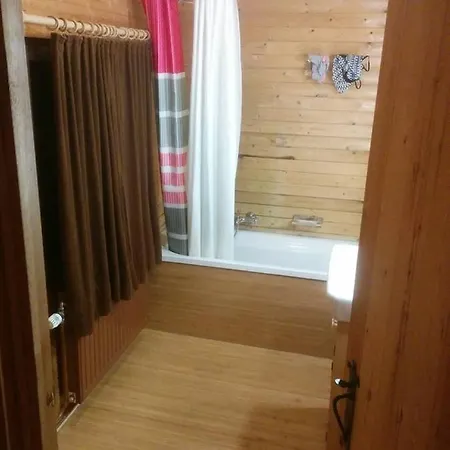 Oude Boshut Met Zwembad Chalet
