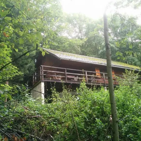 Oude Boshut Met Zwembad Chalet Manhay